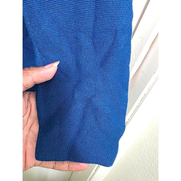 J. Jill Women's Blue Long-Sleeve Boat Neck Pullover Sweater Size L - Picture 5 of 7